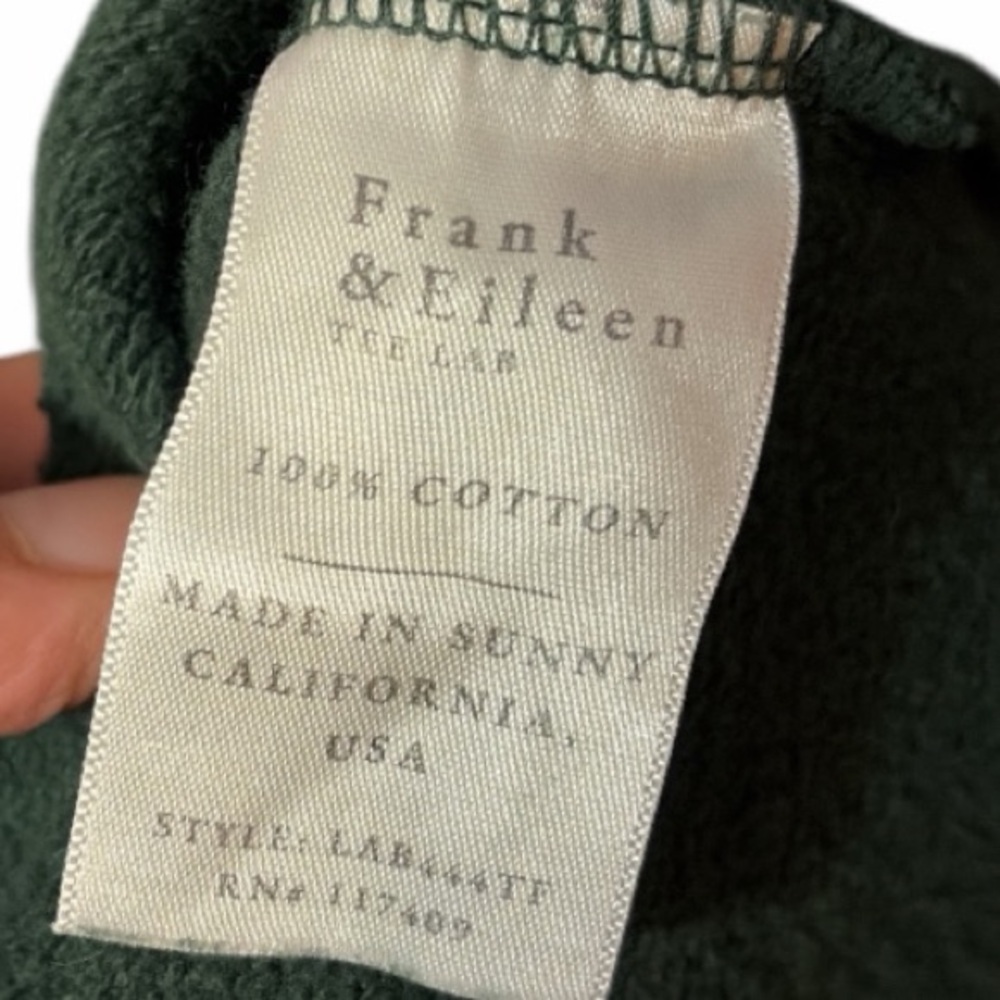 FRANK & EILEEN IZZIE Sweatshirt Party Dress Green - Picture 8 of 8